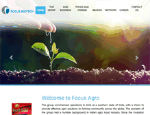 Tablet Screenshot of focusagro.com